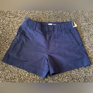 A new day Women's Navy Cotton Casual Shorts size 8 NWT 4” inseam